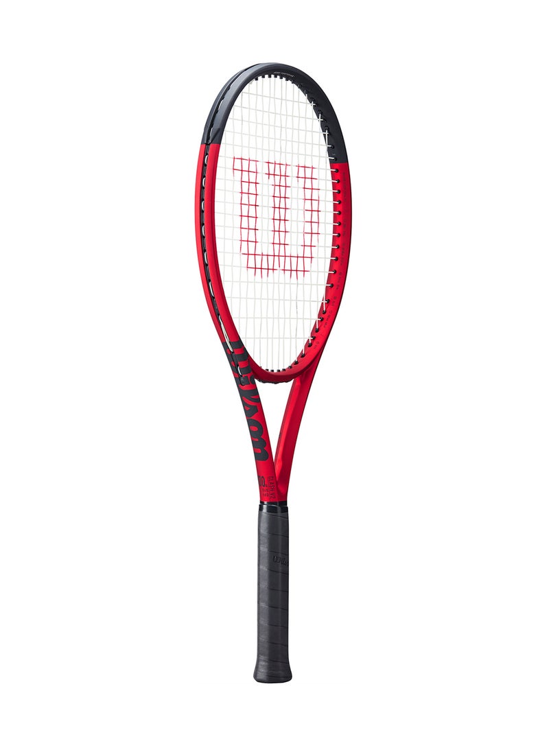 Clash 100Ul V2 Tennis Racket, 16X19, Adults, Intermediate/ Advanced - Red/ Black