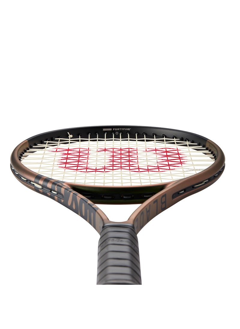 Blade 98 (16X19) V8 Tennis Racket, 16x19, Adults, Intermediate/ Advanced - Green/ Bronze/ Black