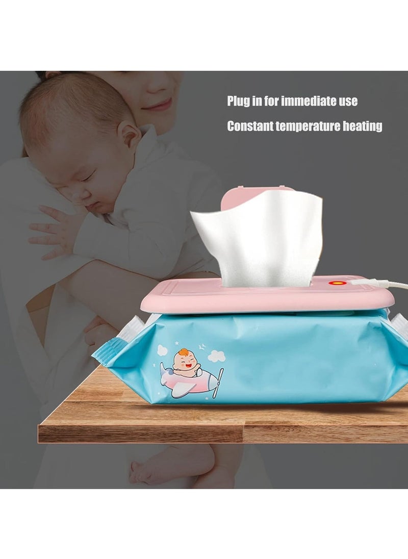 Baby USB-Powered Wipe Warmer - Pink