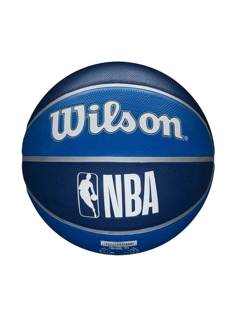 NBA Team Alliance Basketball Dallas Mavericks - Size 7 for +12 years old and Adults - Blue/Silver