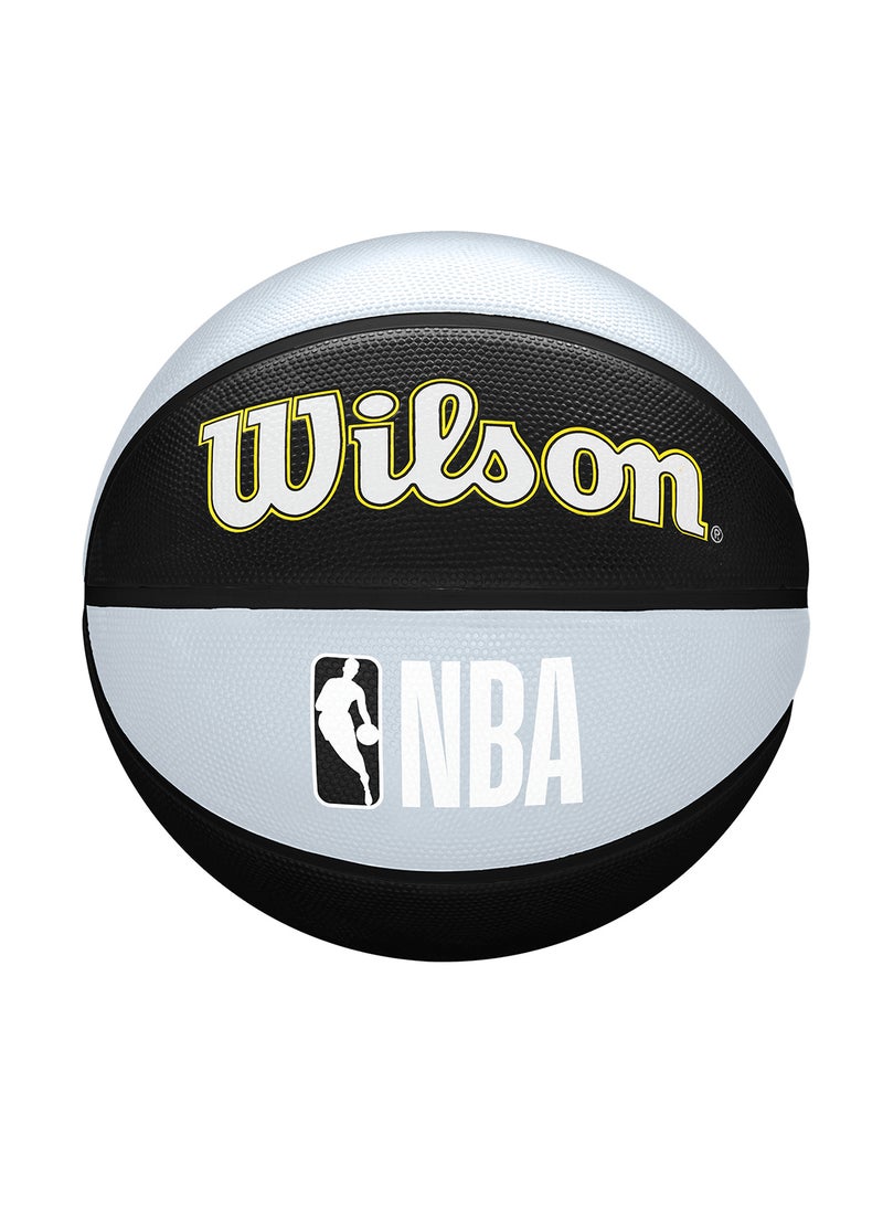 NBA Team Tribute Basketball Utah Jazz - Size 7 for +12 years old and Adults - Black/ Grey