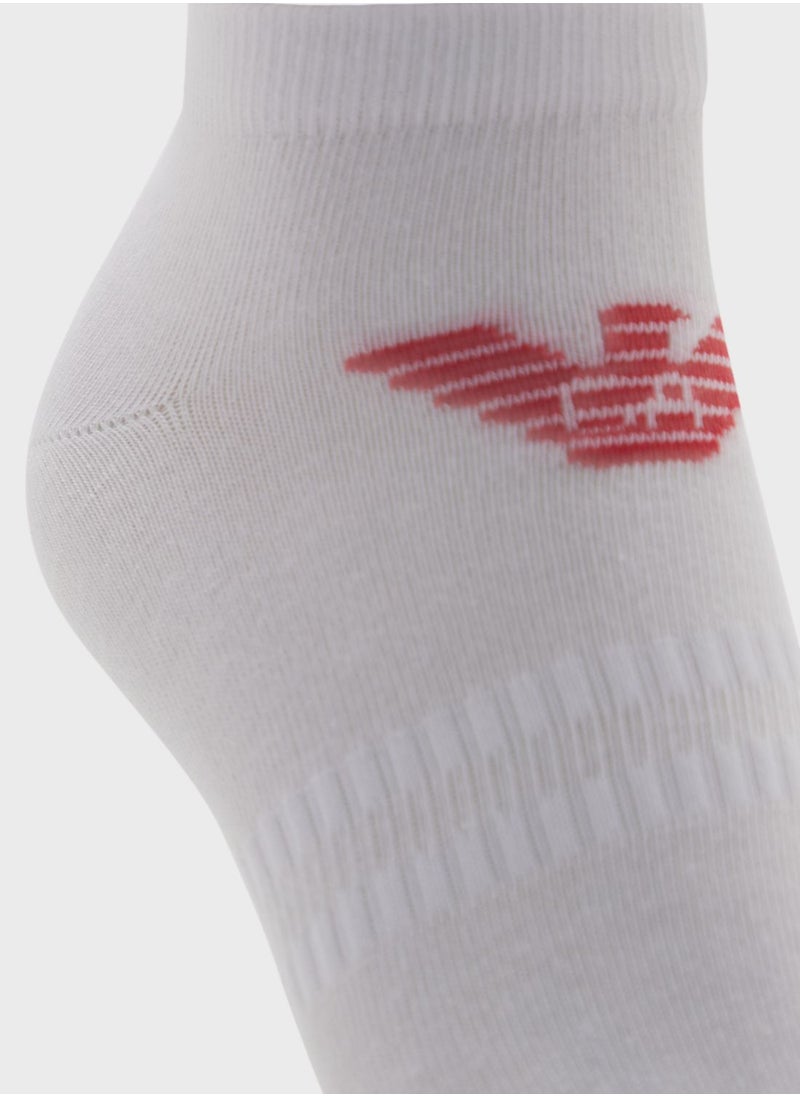 3 Pack Logo Ankle Socks