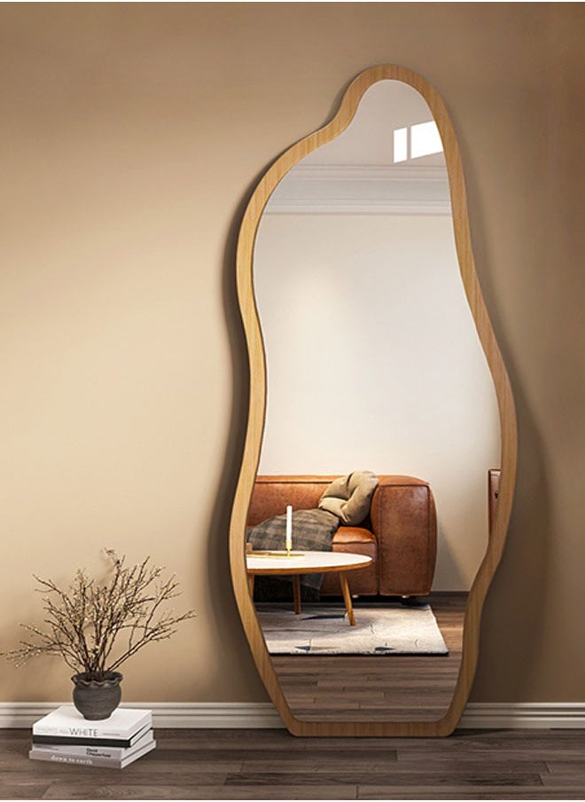 Dual Purpose Wall Mounted or Standing Cloud Shaped Full Length HD Dressing Mirror 80 X 180 Cm