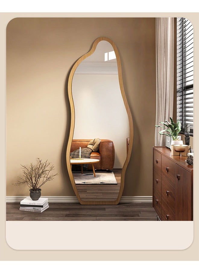 Dual Purpose Wall Mounted or Standing Cloud Shaped Full Length HD Dressing Mirror 80 X 180 Cm