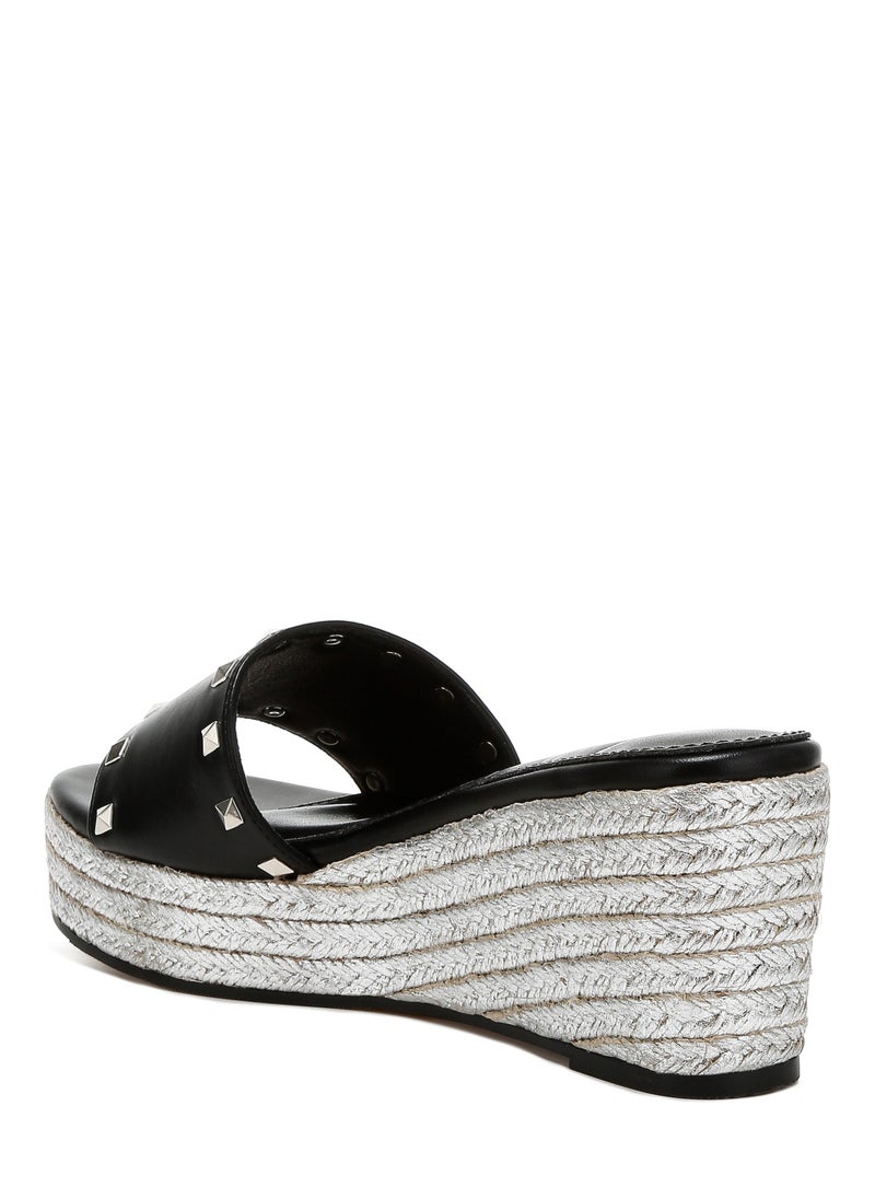 Slip On Espadrilles in Black