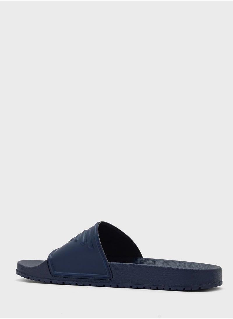 Logo One Strap Flip Flops