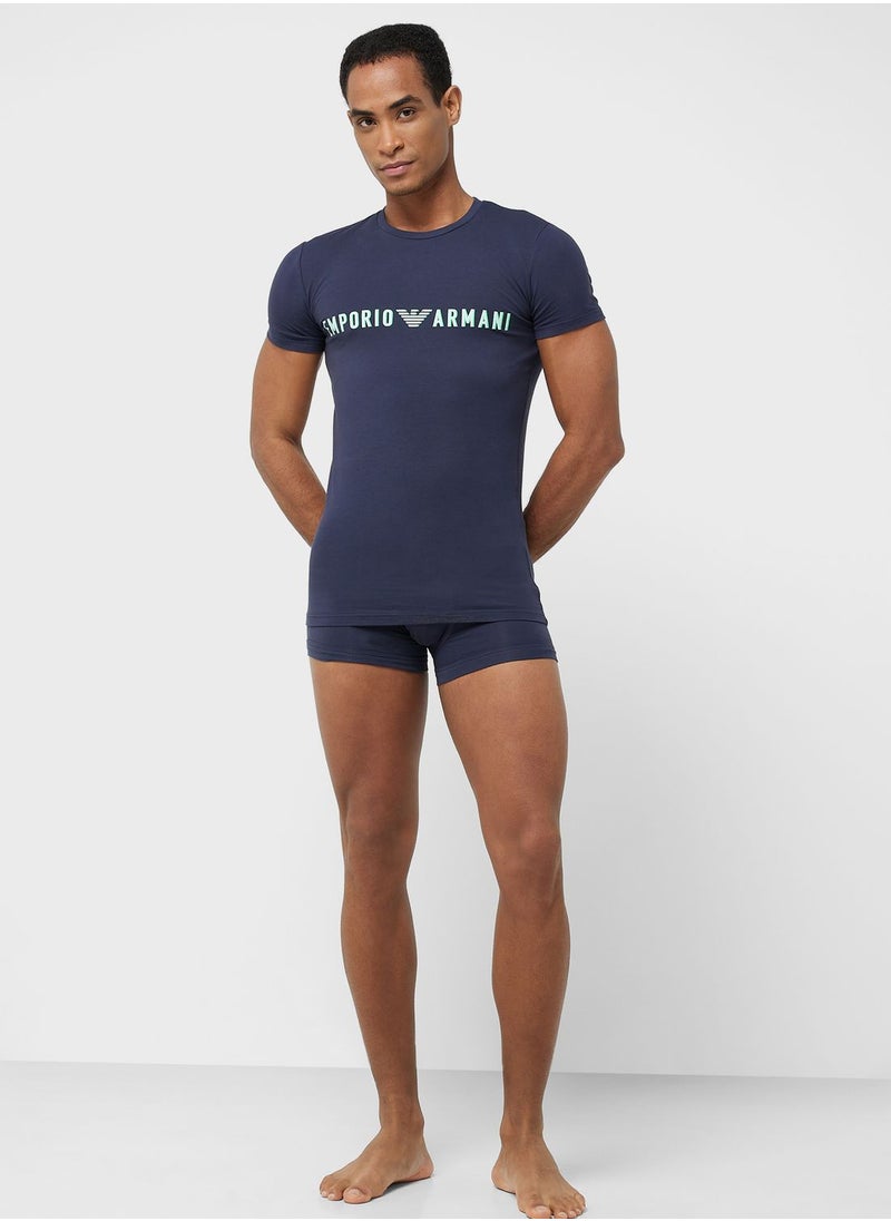 Logo T-Shirt & Trunks Set