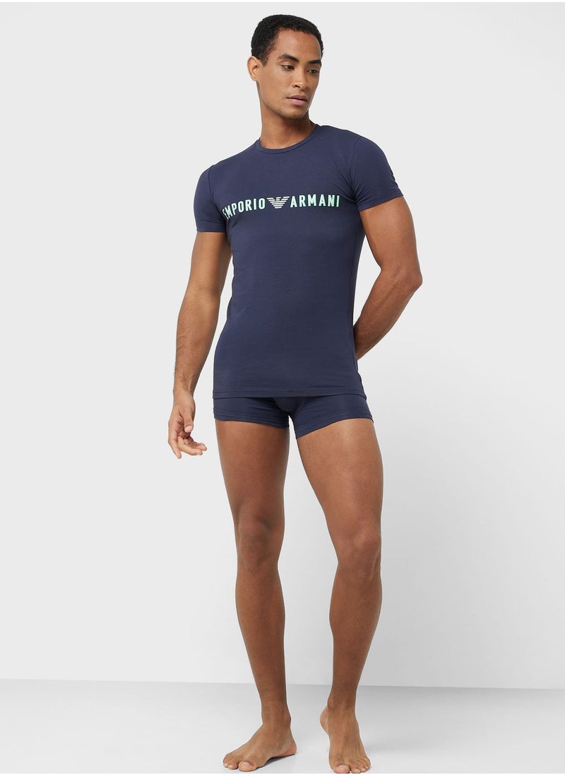 Logo T-Shirt & Trunks Set