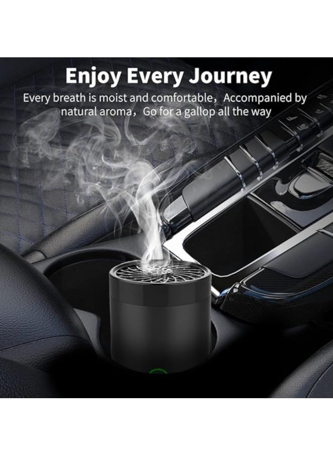 Electronic Bakhoor Burner,Rechargeable Aroma Diffuser,Portable Incense Burner, Car Incense burner Electric Arabic Incense Holder (Black)