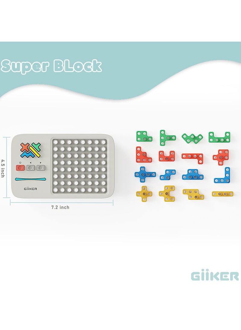 GiiKER Super Blocks, Over 1000 Leveling Challenges, Patience Board Games, Skill Games, Brain Logic Games for Children from 6 Years, Portable Travel Games, Puzzle, Birthday Gift For Kids