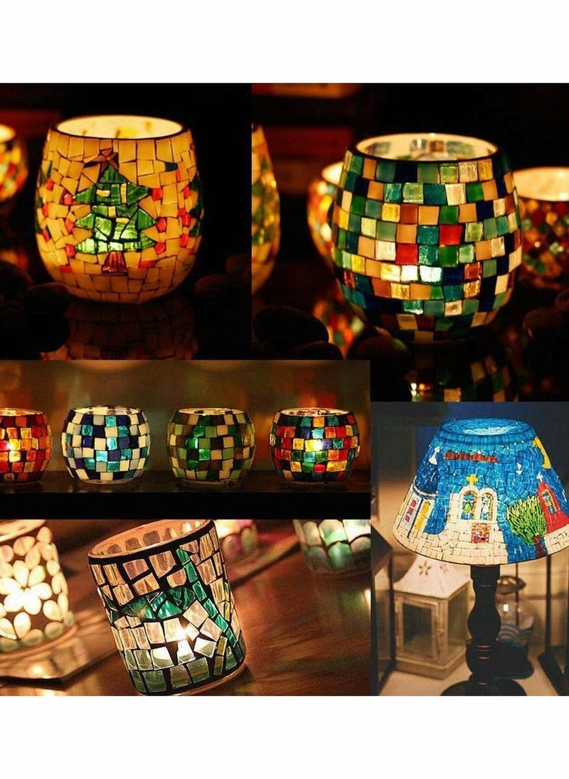 Mixed Color Mosaic Tiles