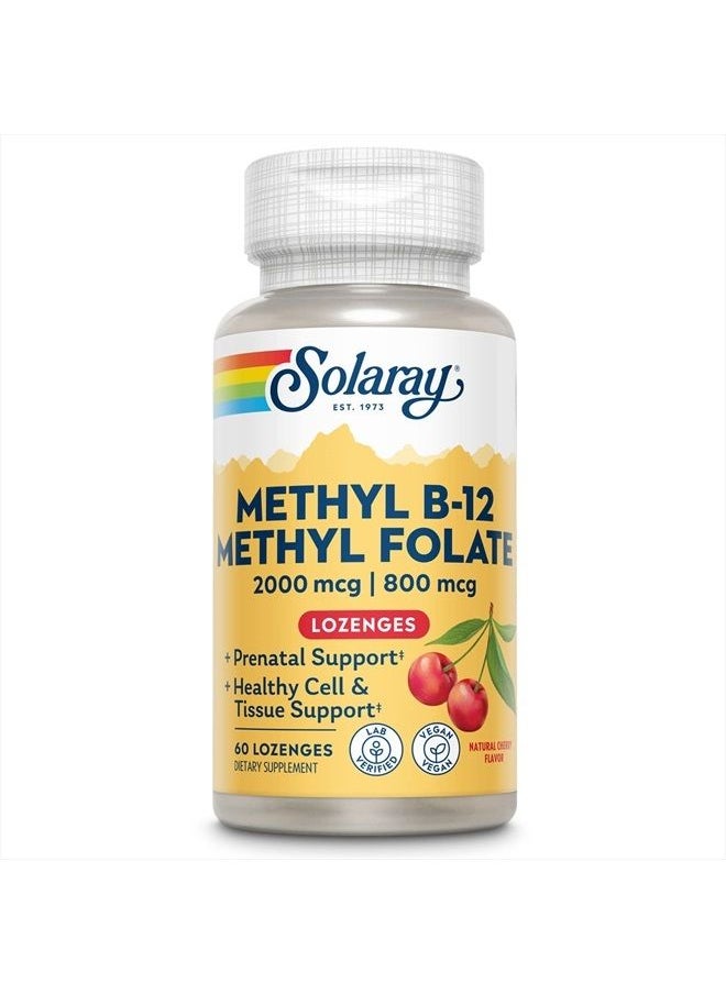 B-12 + Methyl Folate Lozenges | 60 Count