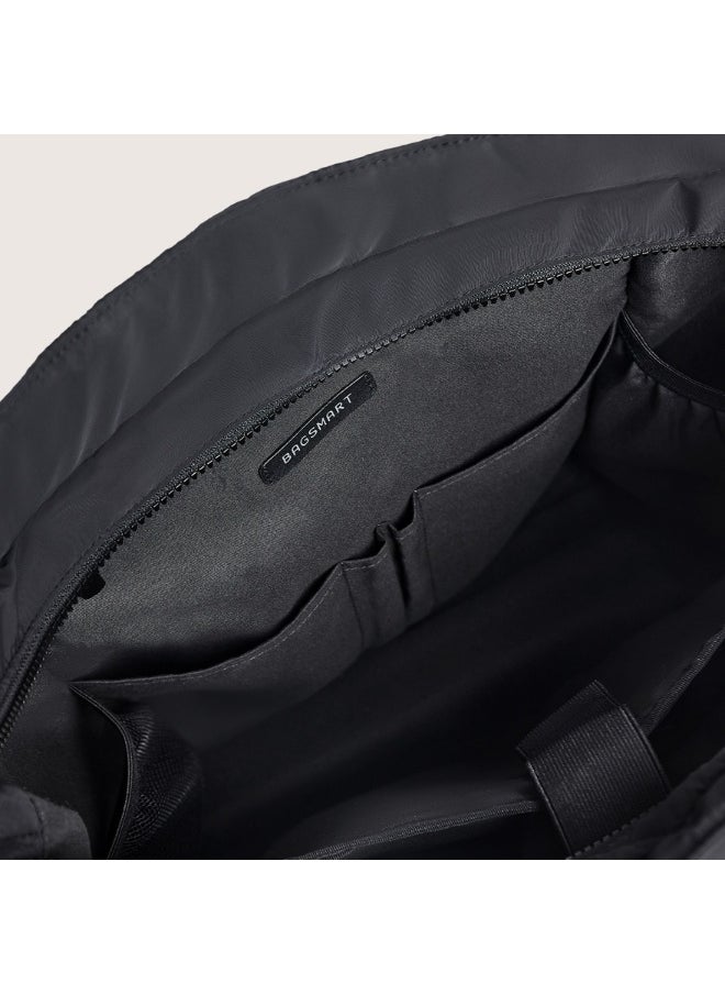 BAGSMART Black Vega 23L Featherlight Tote Bag
