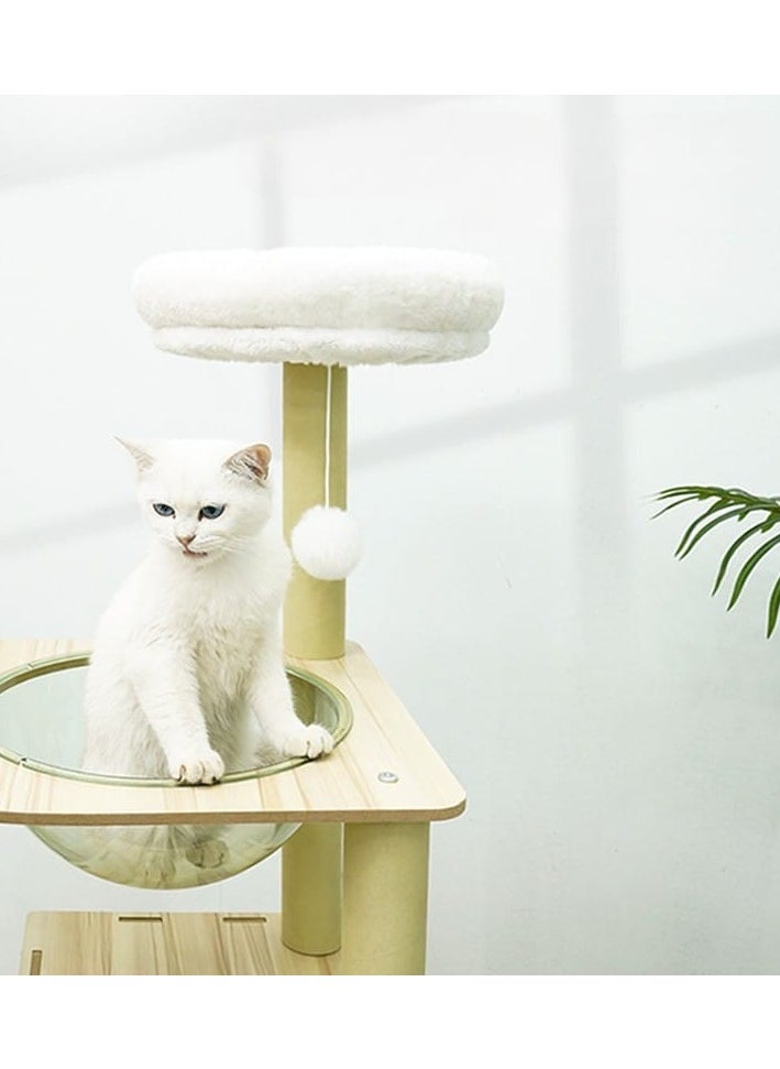 Cat scratching tower Cat tree size: height 150 cm, width 40 cm, length 60 cm