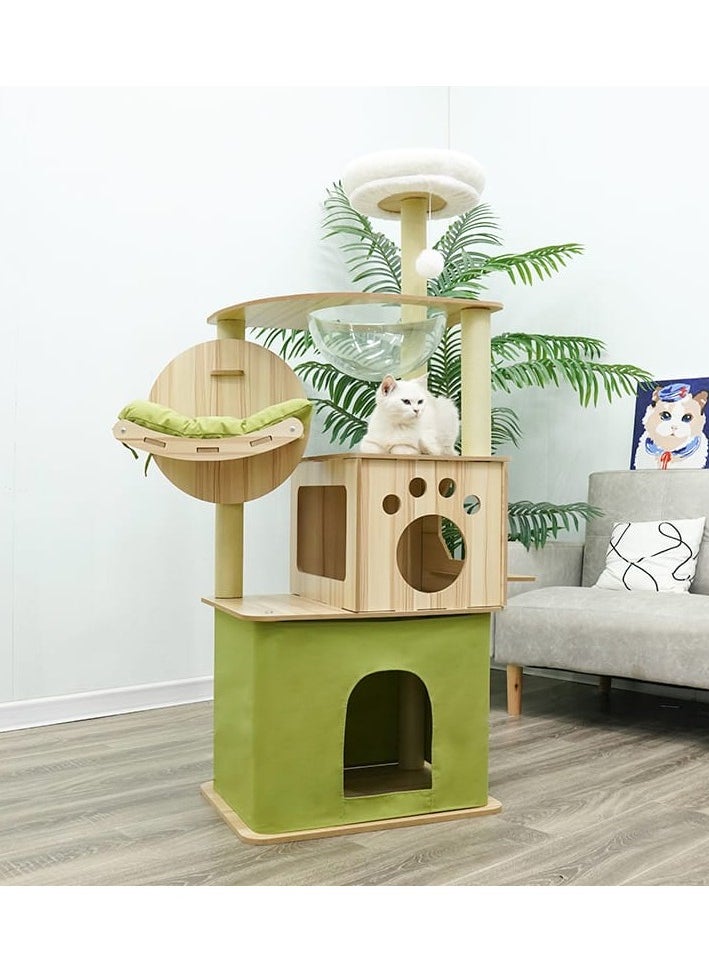 Cat scratching tower Cat tree size: height 150 cm, width 40 cm, length 60 cm