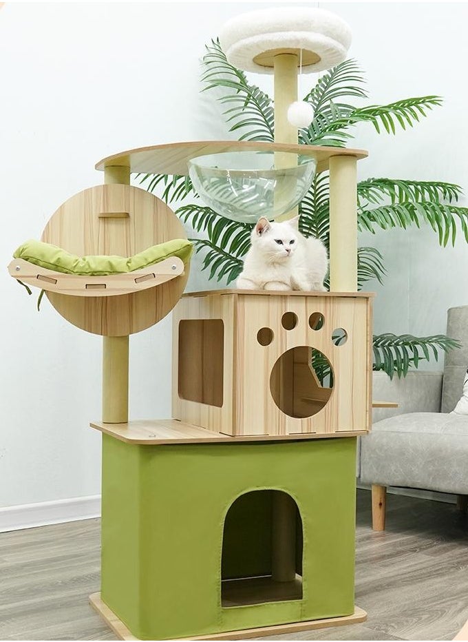 Cat scratching tower Cat tree size: height 150 cm, width 40 cm, length 60 cm