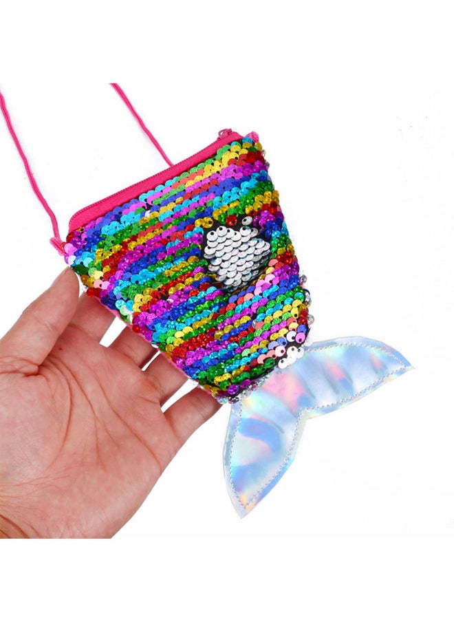 Sequin Glitter Crossbody Bag Multicolour