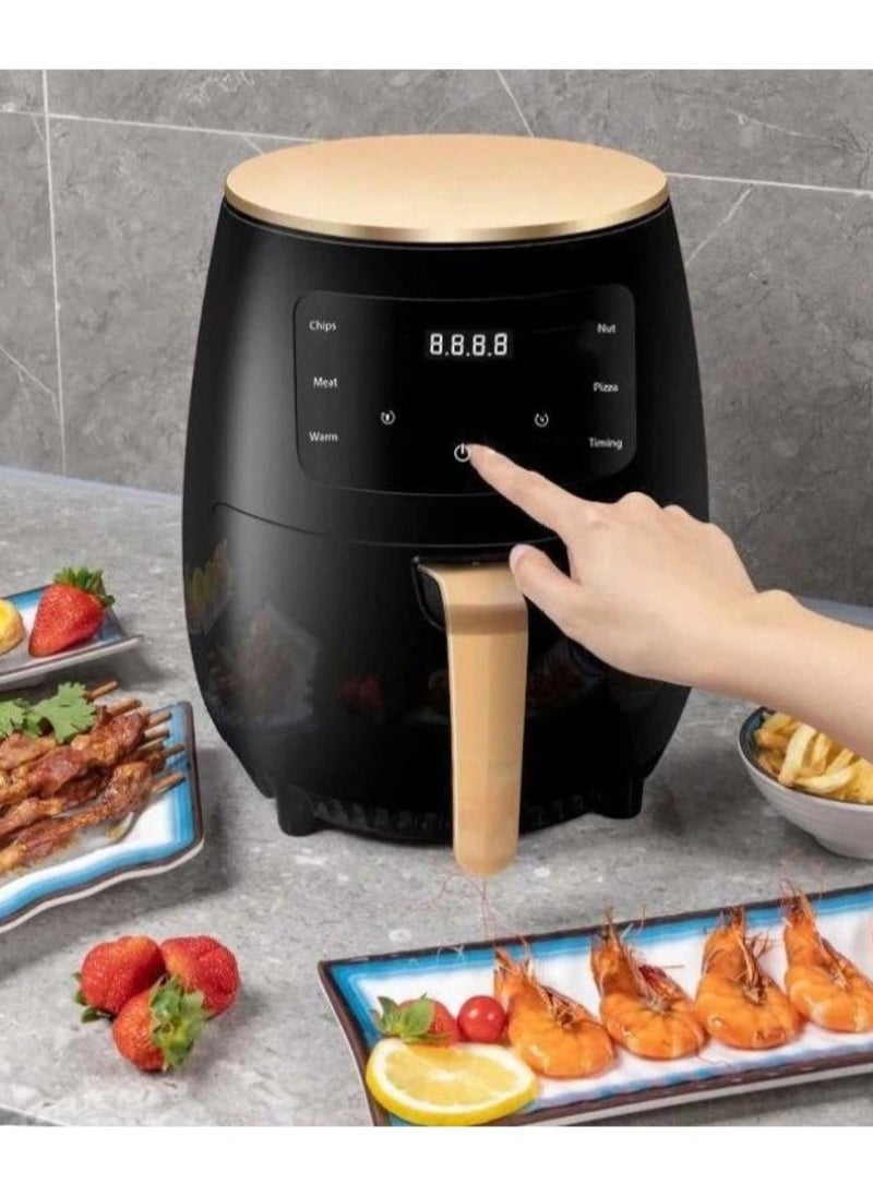 Silver Crest Air Fryer with LCD Touch Control And Rapid Air Convection Technology, 6L,2400W