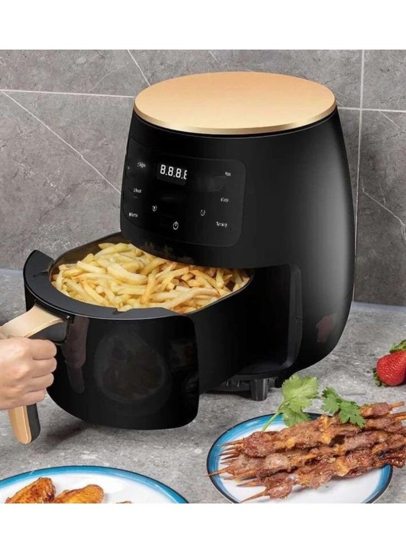 Silver Crest Air Fryer with LCD Touch Control And Rapid Air Convection Technology, 6L,2400W