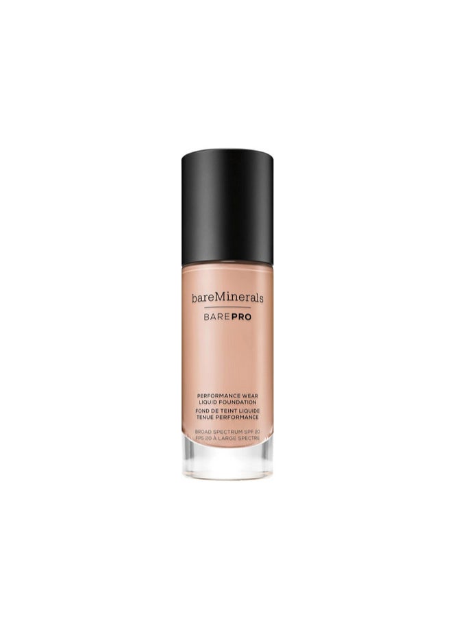 BareMinerals Performance Wear Liquid Foundation SPF 20 7.5 Shell 1 oz