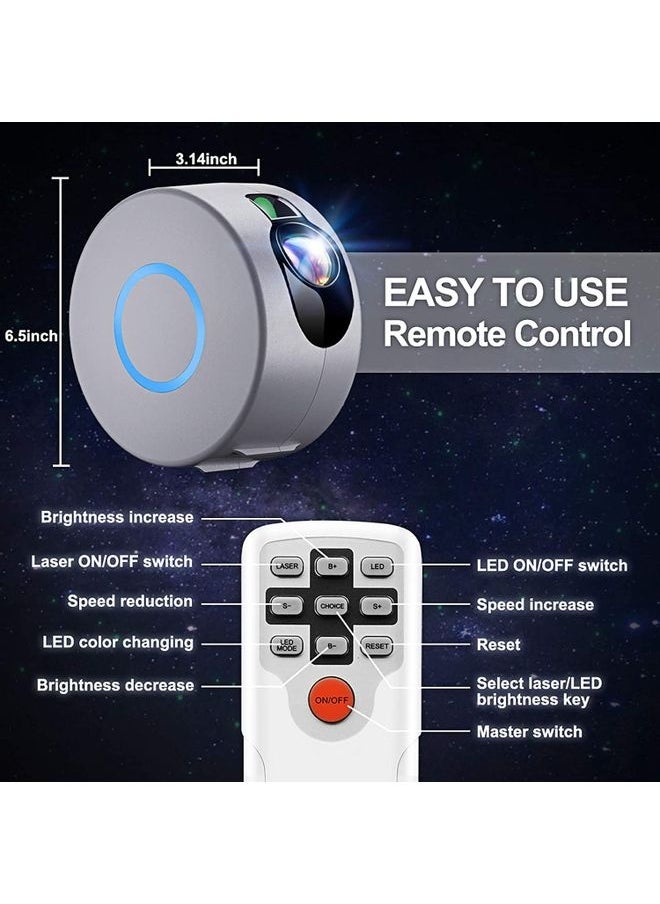 Remote Control LED Smart Projector Light Multicolour