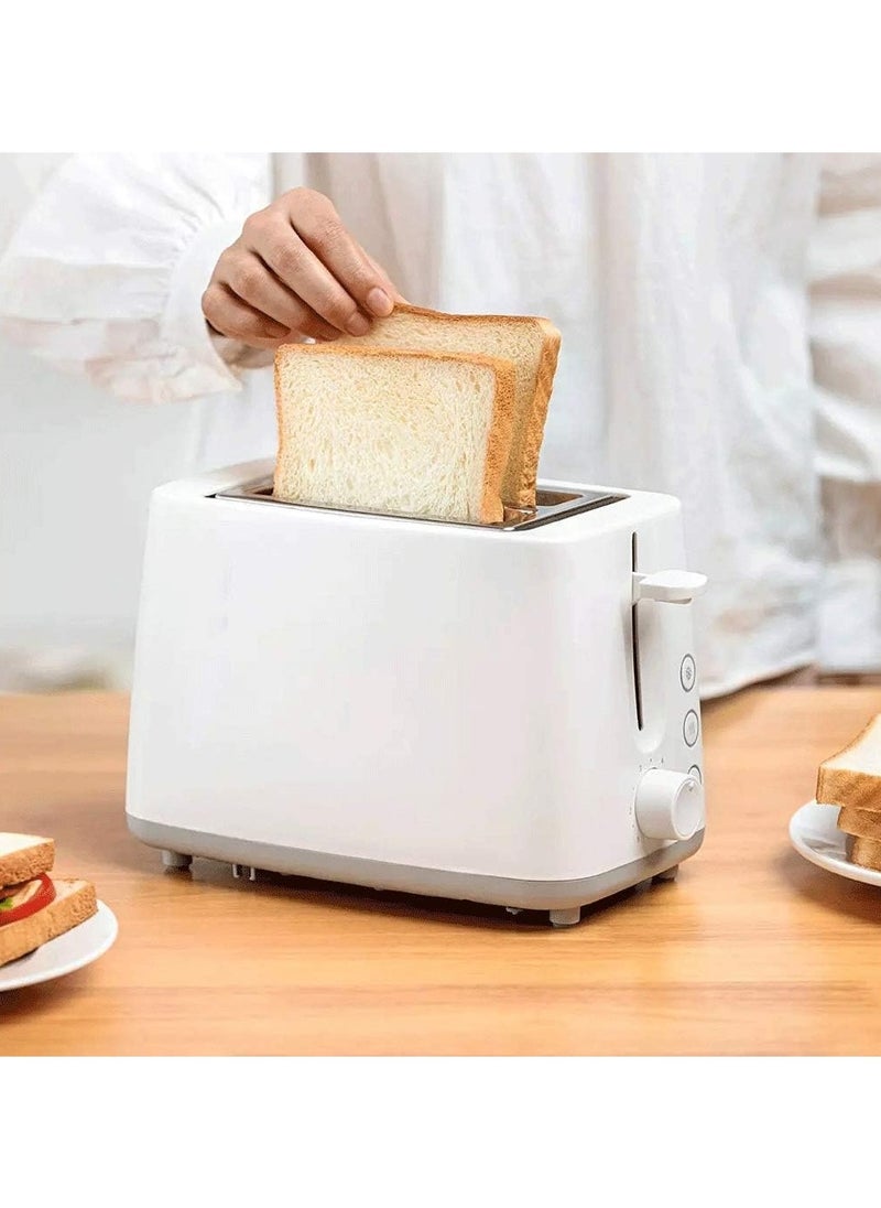 Slice Toaster, Stainless Steel Bread Toasters Best Rated Prime with Warming Rack, Extra Wide Slots Small Toaster, 6 Bread Shade, Defrost/Reheat/Cancel Function, Removable Crumb Tray