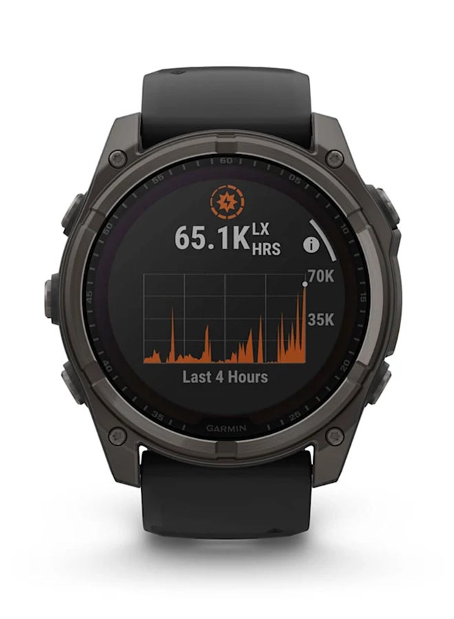 Fenix 8 - 51MM - Up To 48 Days Battery Life with Solar Charging - 1.4