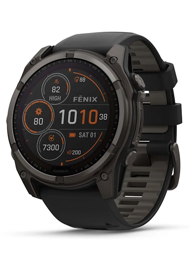 Fenix 8 - 51MM - Up To 48 Days Battery Life with Solar Charging - 1.4