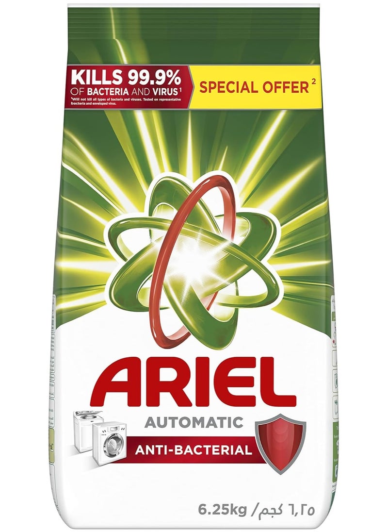 Ariel Antibacterial Laundry Detergent Automatic 6.25Kg