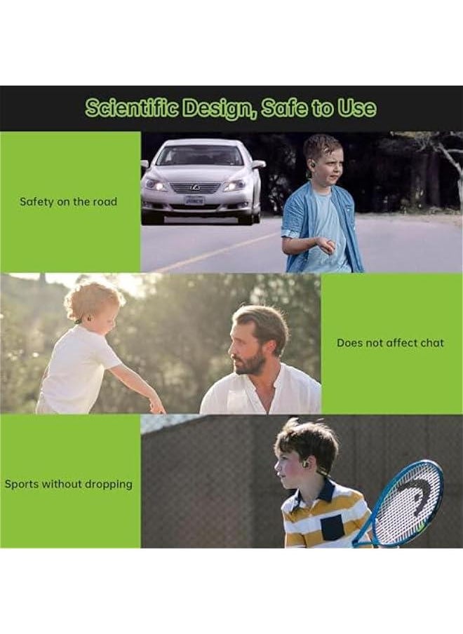 IFECCO Kids Wireless Headphones - Kids Bluetooth Air Conduction Open Ear Headphones with Mic,Ultra-Light,IPX5 Waterproof and Safer for Children Wireless Headphones,Perfect for School Travel Gifts