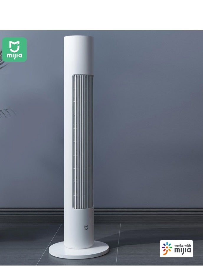 Mijia Smart Tower Fan Bladeless Low Noise & Cool Wind Tower Fan DC Frequency Conversion Summer Cooling Air Conditioner Cooler With App Control