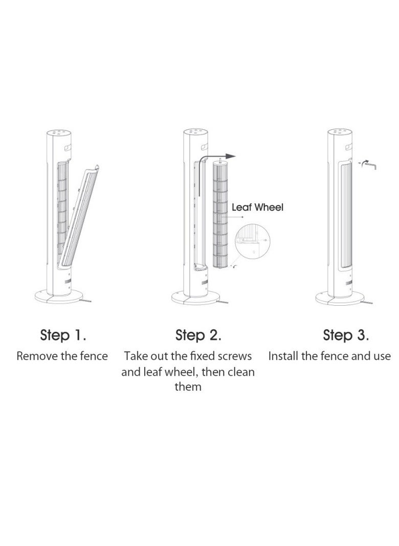 Mijia Smart Tower Fan Bladeless Low Noise & Cool Wind Tower Fan DC Frequency Conversion Summer Cooling Air Conditioner Cooler With App Control