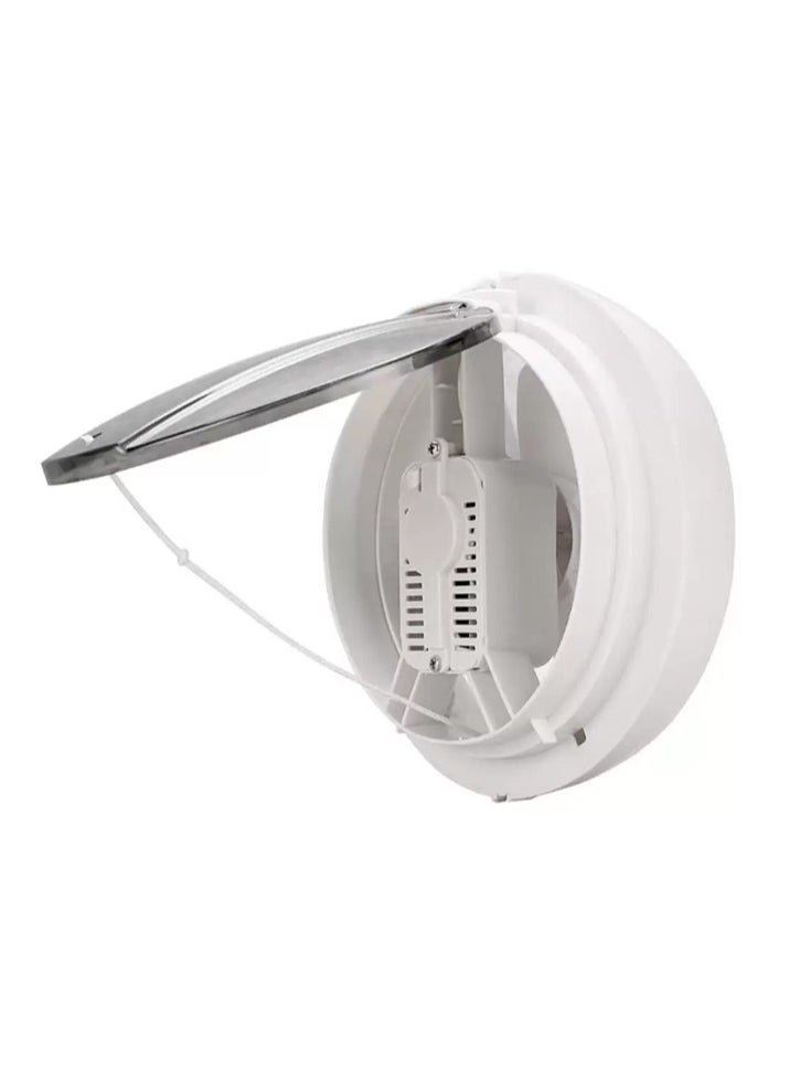 6-Inch Round Bathroom Exhaust Fan – High Airflow Ventilation, Quiet Operation, Easy to Install, Energy Efficient, Durable ABS Body, Ideal for Moisture & Odor Control, White Finish – Perfect for Bathrooms, Kitchens, and Small Rooms