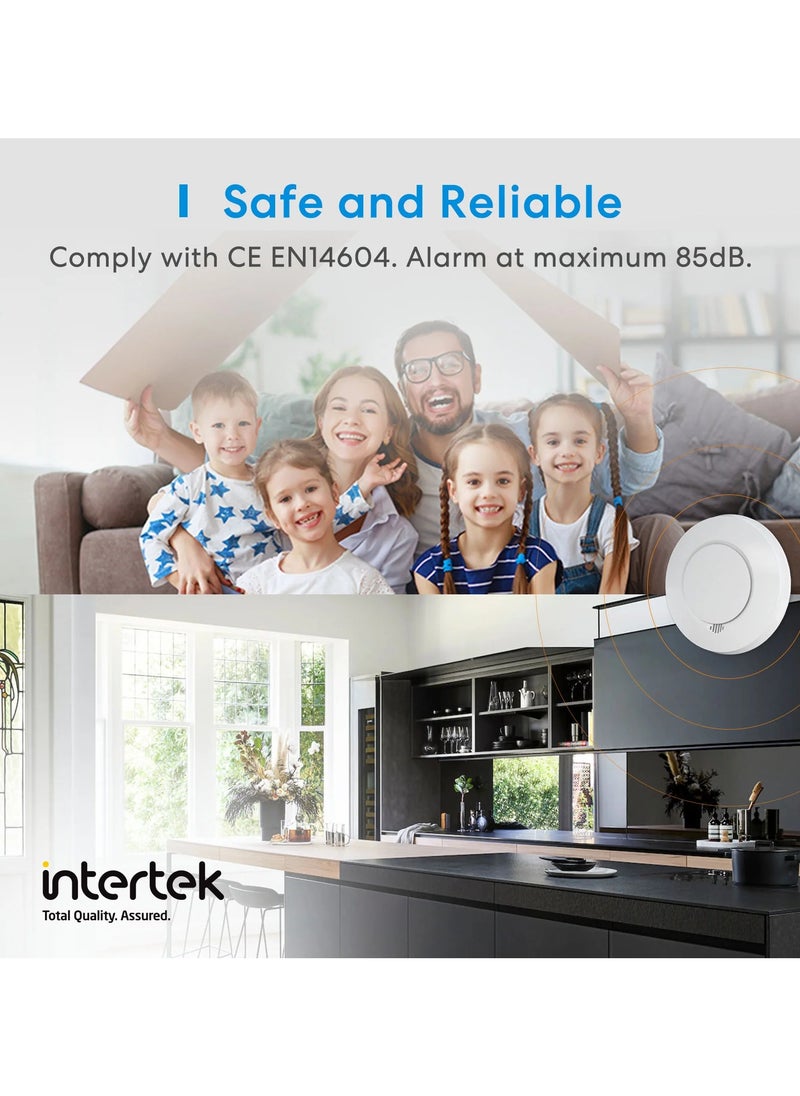 Meross Smart Smoke Detector WLAN Fire Alarm with Hub Works with Apple HomeKit