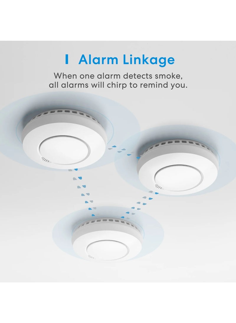 Meross Smart Smoke Detector WLAN Fire Alarm with Hub Works with Apple HomeKit