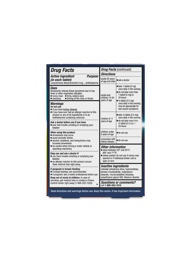 Allergy Pills, 24-Hour Allergy Relief, 10-Count, Original Prescription Strength