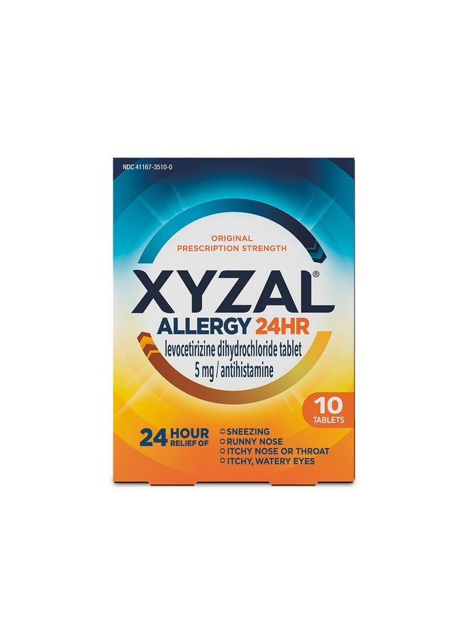 Allergy Pills, 24-Hour Allergy Relief, 10-Count, Original Prescription Strength