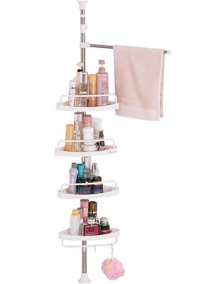 Corner Shelf Bathroom Multi Corner Shelf Bathroom Corner Shelf, 4 Tier Telescopic Stainless Steel Corner Shower Rack