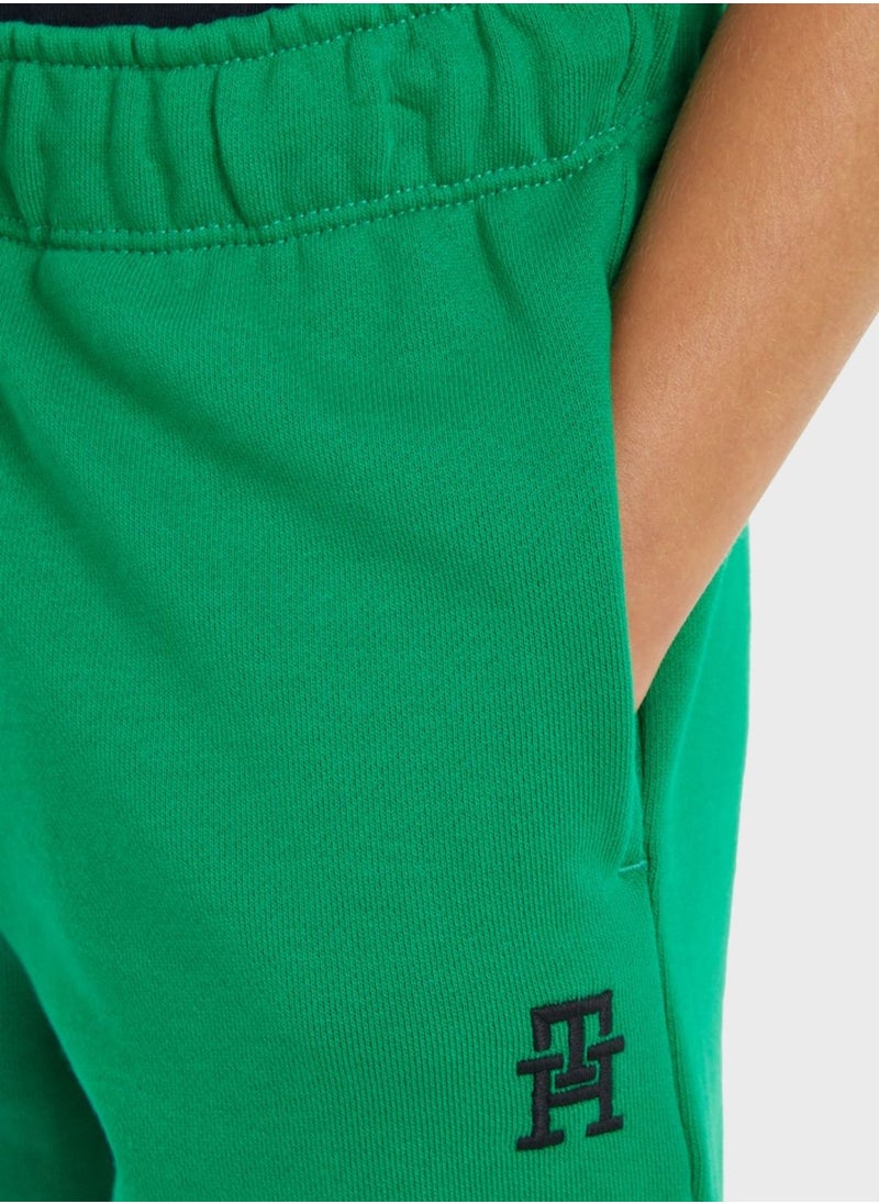 Kids Monogram Sweat Shorts
