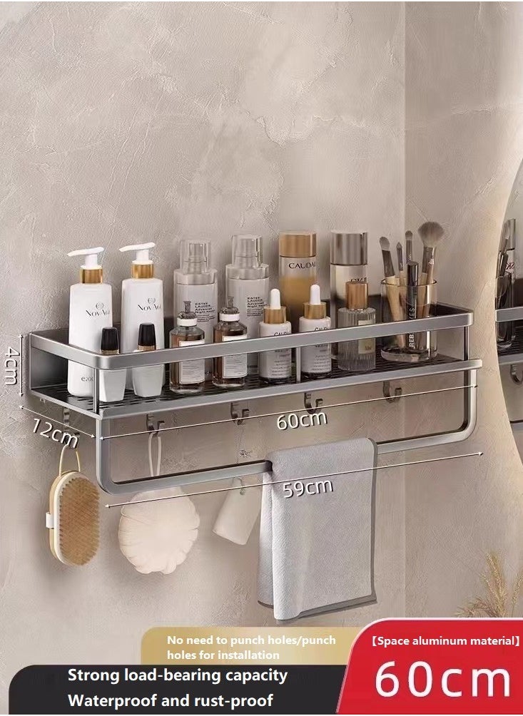 Bathroom shelf does not need to dig water -resistant wall storage holes