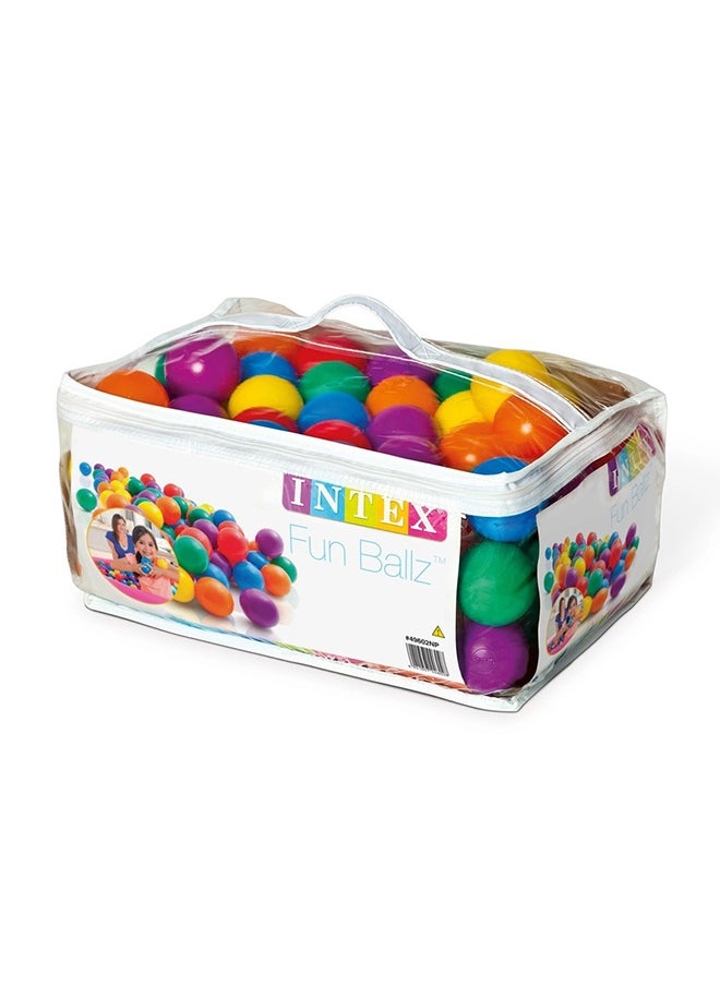 100-Piece Fun Ballz, 6.5 cm - Assortment