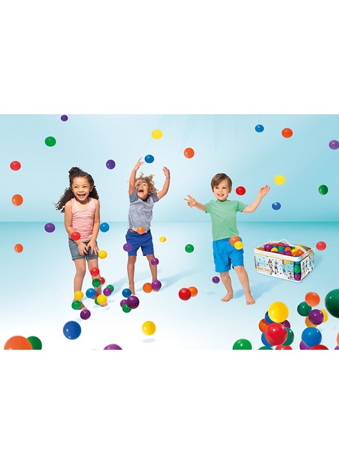 100-Piece Fun Ballz, 6.5 cm - Assortment