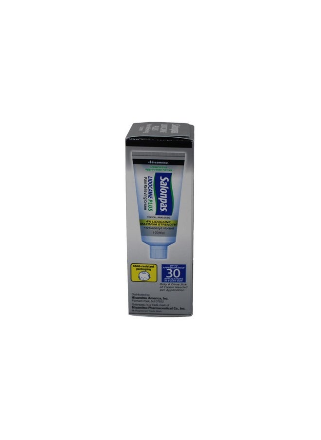 Lidocaine Plus Cream - 3 Oz (Pack Of 3)