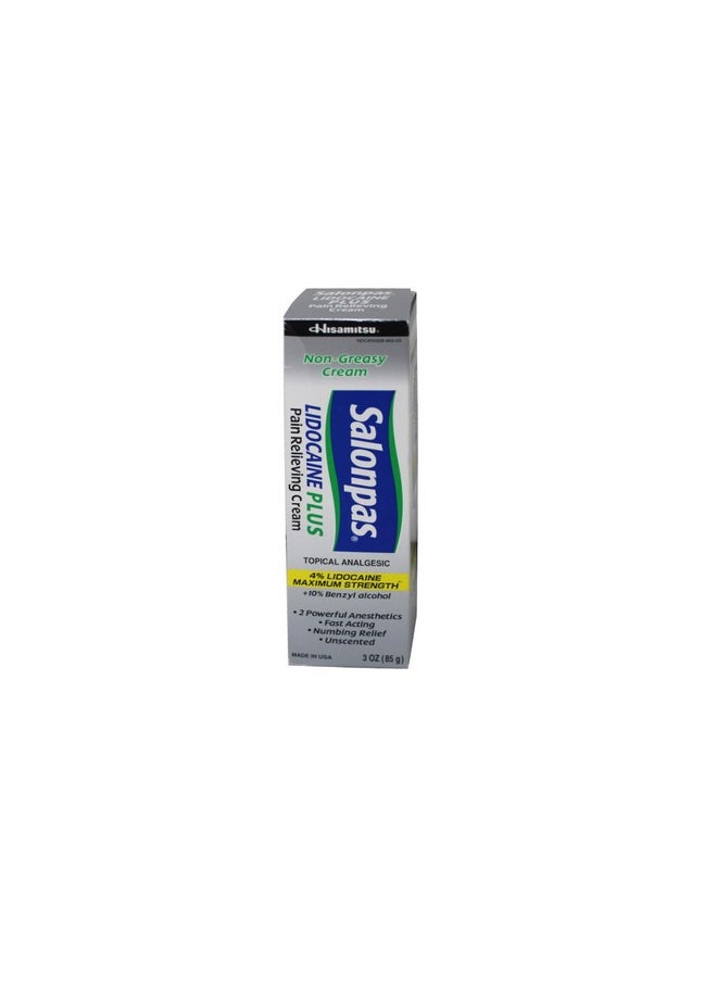 Lidocaine Plus Cream - 3 Oz (Pack Of 3)