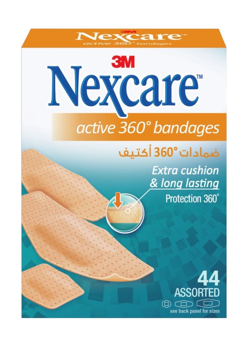 3M Nexcare Active Strips Bandages 44's