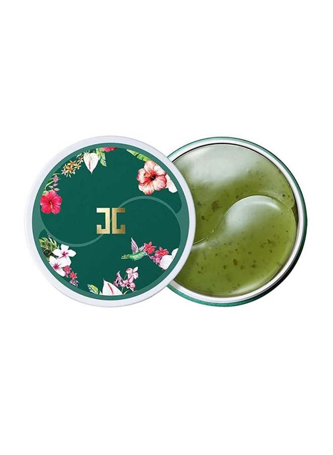 60-Piece  Tea Eye Gel Patch Set Green