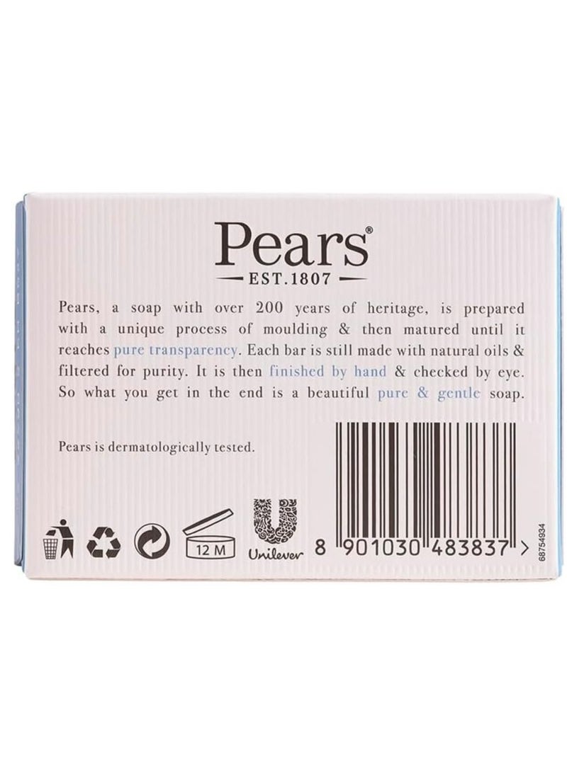 Pears Pure & Gentle Transparent Soap Bar with Mint Extracts 125g (Pack of 12)