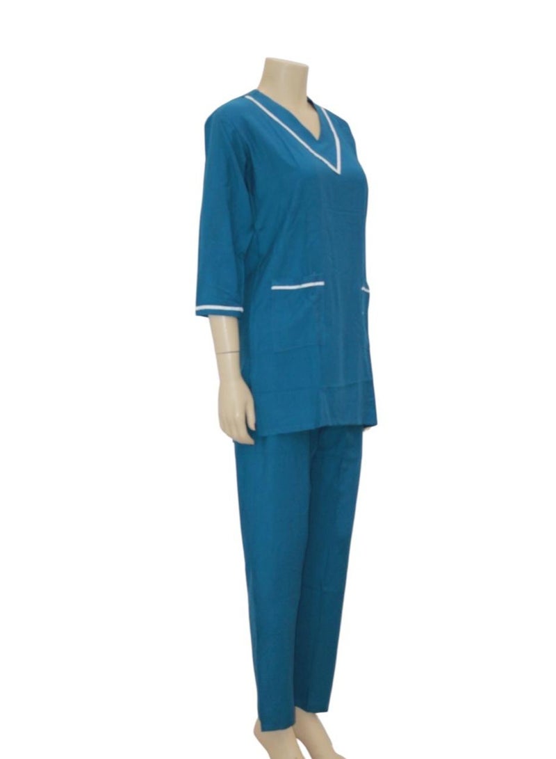 Housemaid Uniform Maid Nanny Scrub Suit 3 piece set