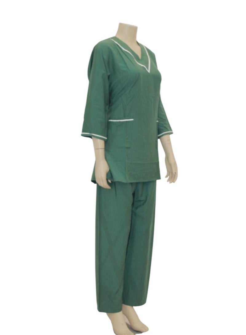 3 Pieces Uniform Cleaning Suit for Domestic Workers