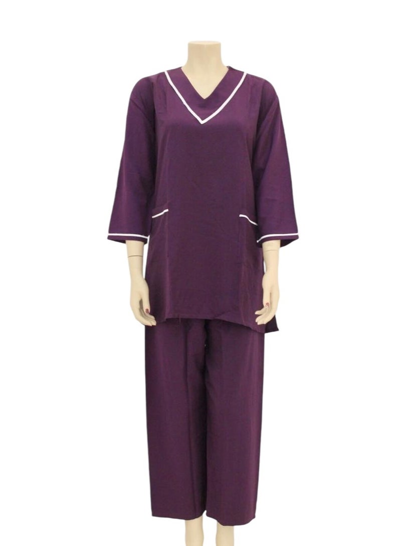 3 Pieces Uniform Cleaning Suit for Domestic Workers